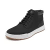 Maple Grove Wide Fit Leather Chukka Boots “Black”