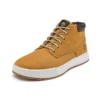 Maple Grove Wide Fit Leather Chukka Boots “Wheat”