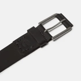 Men’s 40Mm Pull-Up Jean Belt Black Leather