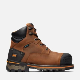 Men’s Boondock 6-in Comp-Toe Waterproof Work Boots – Brown