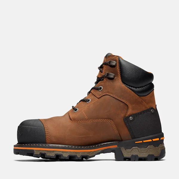 Men’s Boondock 6-in Comp-Toe Waterproof Work Boots – Brown Men’s Boondock 6-in Comp-Toe Waterproof Work Boots – Brown