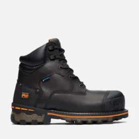 Men’s Boondock 6-Inch Composite Toe Work Boots – Black