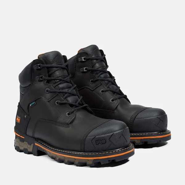 Men’s Boondock 6-Inch Composite Toe Work Boots – Black Men’s Boondock 6-Inch Composite Toe Work Boots – Black