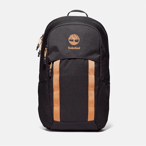Men’s Calverton Backpack in Black with Logo Men’s Calverton Backpack in Black with Logo