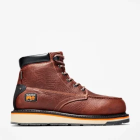 Men’s Gridworks 6-Inch Alloy Toe Work Boots – Brown