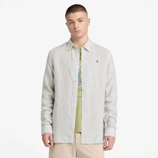 Men’s Mill Brook Regular Fit Linen Shirt Men’s Mill Brook Regular Fit Linen Shirt