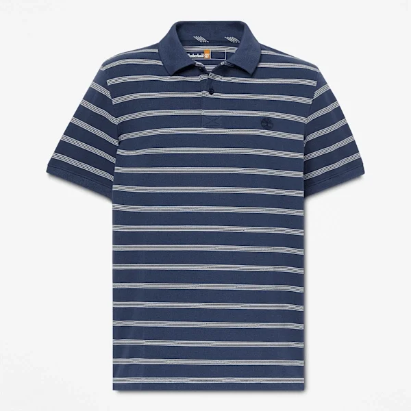 Men’s Millers River Striped Short-Sleeve Polo Men’s Millers River Striped Short-Sleeve Polo