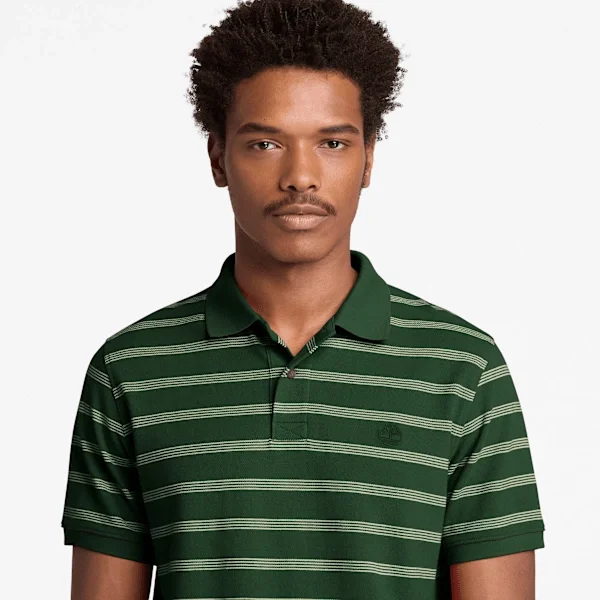 Men’s Millers River Striped Short-Sleeve Polo Men’s Millers River Striped Short-Sleeve Polo