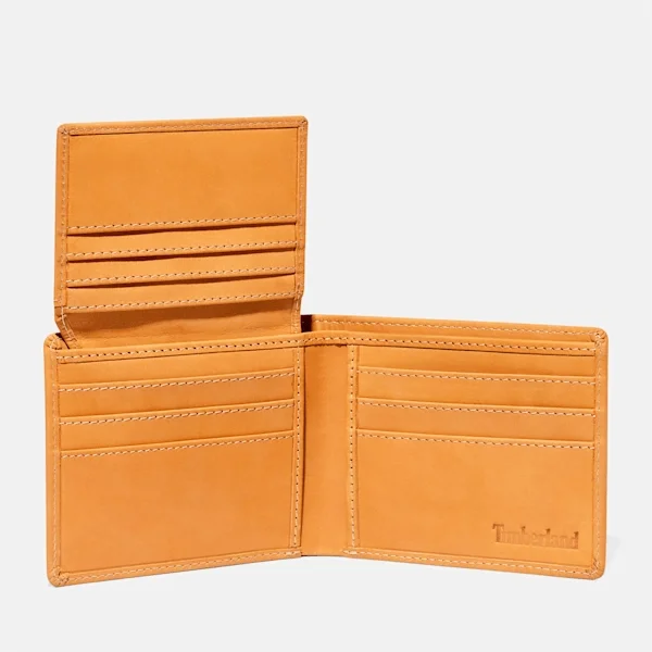 Men’s Oversized Logo Passcase Wallet Wheat Men’s Oversized Logo Passcase Wallet Wheat