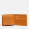 Men’s Red Bank Icon Passcase Wallet in Wheat