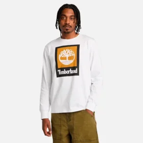 Men’s Stack Logo Colored Long Sleeve T-Shirt