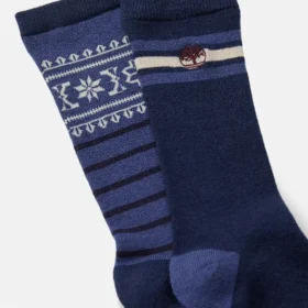 Men’s Timberland® 2-Pack Fair Isle Crew Sock