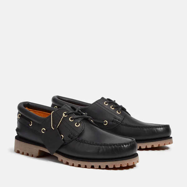 Men’s Timberland® Authentic 3-Eye Lug Handsewn Boat Shoe Men’s Timberland® Authentic 3-Eye Lug Handsewn Boat Shoe