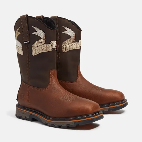 Men’s True Grit Live Free or Die Pull-On Soft Toe Waterproof Work Boot Men’s True Grit Live Free or Die Pull-On Soft Toe Waterproof Work Boot