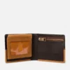 Men’s Wheatlock Mixed Leather Passcase with Coin Pocket Men’s Wheatlock Mixed Leather Passcase with Coin Pocket