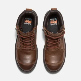 Men’s Whitman 6-Inch Comp-Toe Work Boots – Dark Brown