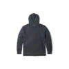 Mixed Media Garment Dye Hoodie “Dark Grey”