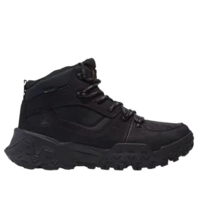 Motion Scramble Mid Lace-Up Waterproof Hiker “Black Nubuck”