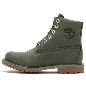 Nellie 6 Inch Waterproof Boots “Dark Green Nubuck”