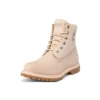 Paninara Collarless 6 Inch Waterproof Boots “Light Pink Nubuck”