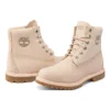 Paninara Collarless 6 Inch Waterproof Boots “Light Pink Nubuck”