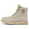 Paninara Collarless 6 Inch Wide Fit Waterproof Boots “Light Grey Nubuck”