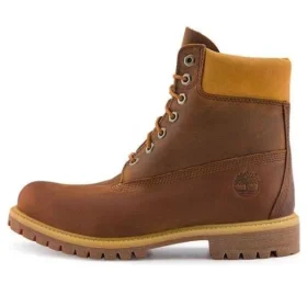 Premium 6 Inch Waterproof Boot “Medium Brown Yellow”