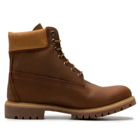 Premium 6 Inch Waterproof Boot “Medium Brown Yellow”