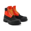 Premium 6 Inch Waterproof Boot “Medium Orange Nubuck with Black”