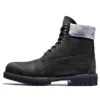 Premium 6 Inch Waterproof Boots “Black Nubuck with Grey Camo Collar”