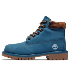 Premium 6 Inch Waterproof Boots “Blue Suede Nubuck Camo”