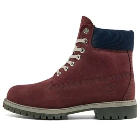 Premium 6 Inch Waterproof Boots “Burgundy Nubuck”