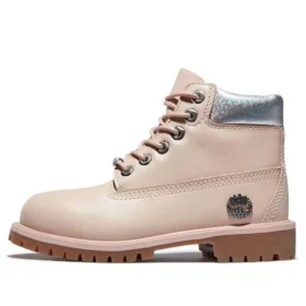 Premium 6-inch Waterproof Boots “Pink Full Grain”