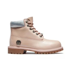 Premium 6-inch Waterproof Boots “Pink Full Grain”