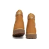 Premium 6 Inch Waterproof Boots “Wheat and Logo Print”