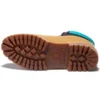 Premium 6 Inch Waterproof Boots “Wheat Nubuck with Black and Blue Collar”