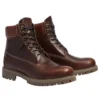 Premium 6 Inch Waterproof “Brown Full Grain Black”