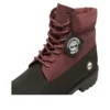 Premium 6 Inch Waterproof “Burgundy Black”