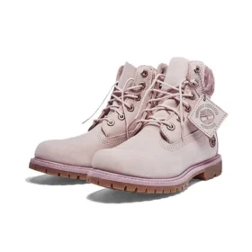 Premium 6 Inch Waterproof Lt “Pink Nubuck Velvet”