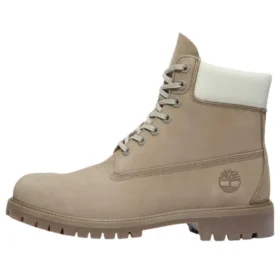 Premium 6 Inch Waterproof “Medium Grey Nubuck Light Green”