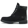Premium 6 Inch Waterproof Wide-Fit Boot “Black Nubuck”