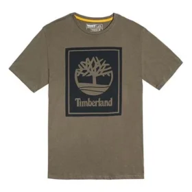 Printing Casual Round Neck Short Sleeve Couple Style Green
