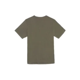 Printing Casual Round Neck Short Sleeve Couple Style Green