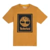 Printing Casual Round Neck Short Sleeve Couple Style Yellow