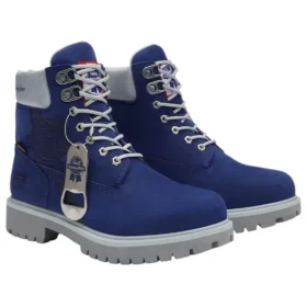 PRO x Pabst Blue Ribbon 6 Inch Soft Toe Work Boot “Blue Nubuck”