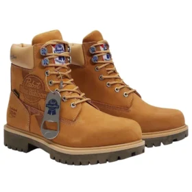 PRO x Pabst Blue Ribbon 6 Inch Soft Toe Work Boot “Wheat Nubuck”