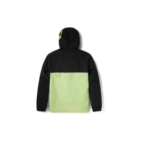 Pullover Windbreaker Jacket “Black Green”