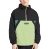 Pullover Windbreaker Jacket “Black Green”