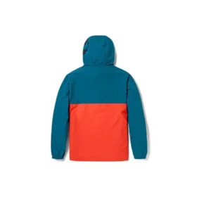Pullover Windbreaker Jacket “Blue Orange”