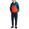 Pullover Windbreaker Jacket “Blue Orange”